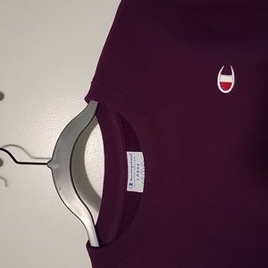 EUC Champion Purple Crop Pullover Size Large